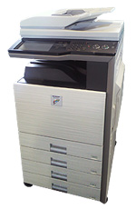 【シャープ】【中古】デジタルフルカラー複合機 MX-3100FN（4段カセットタイプ）