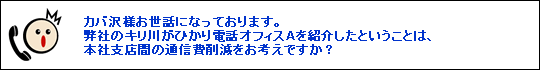 マジオ）通信費削減のご相談ですね