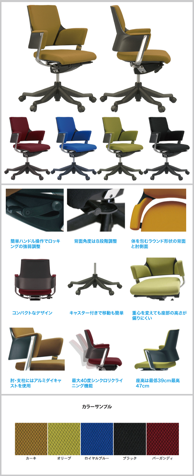 新品 高機能ブランドチェア デルフィ ローバック
